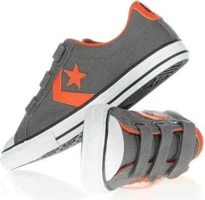 Atlete për fëmijë Converse, gri/portokalli