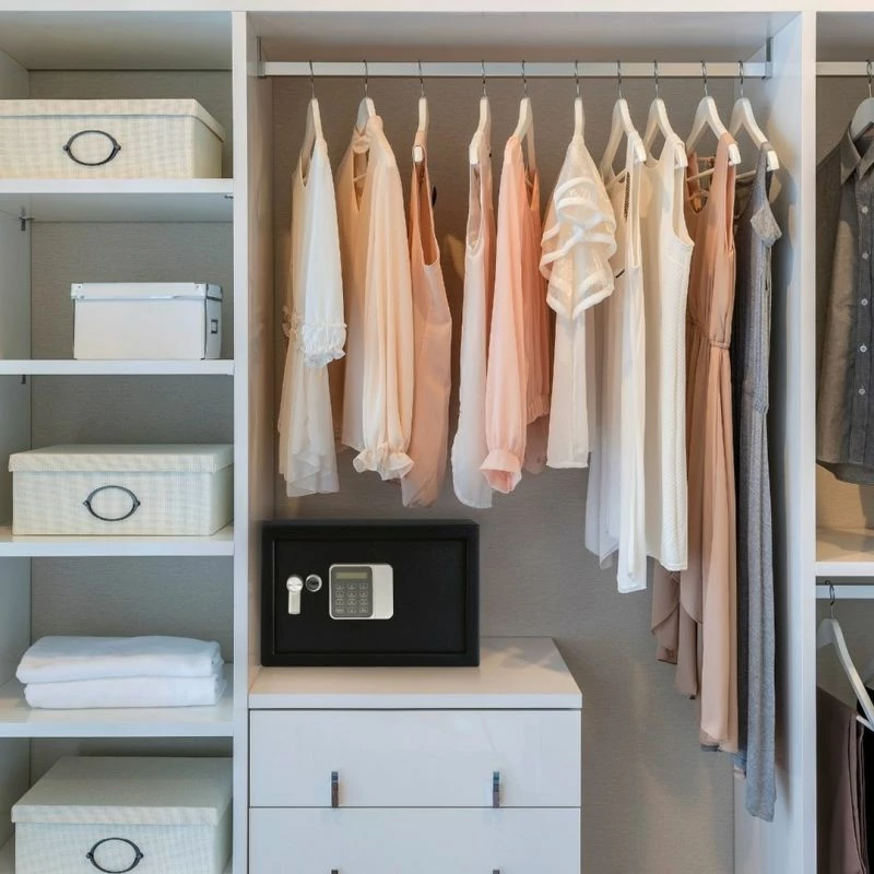 Kasafortë elektronike Yale, e zezë