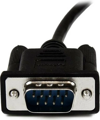 Kabllo seriale StarTech SCNM9FM1MBK DB9 RS232 Null Modem, 1m, M/F, e zezë