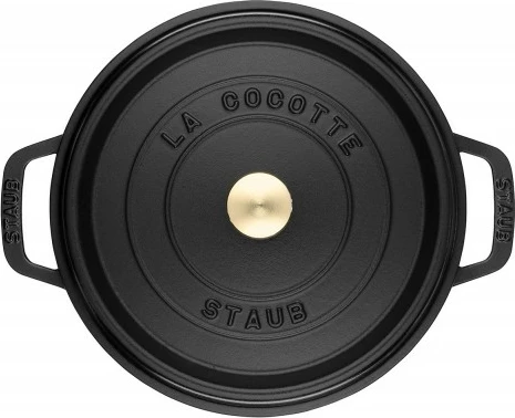 Tenxhere Staub La Cocotte 20cm, gize, e zezë