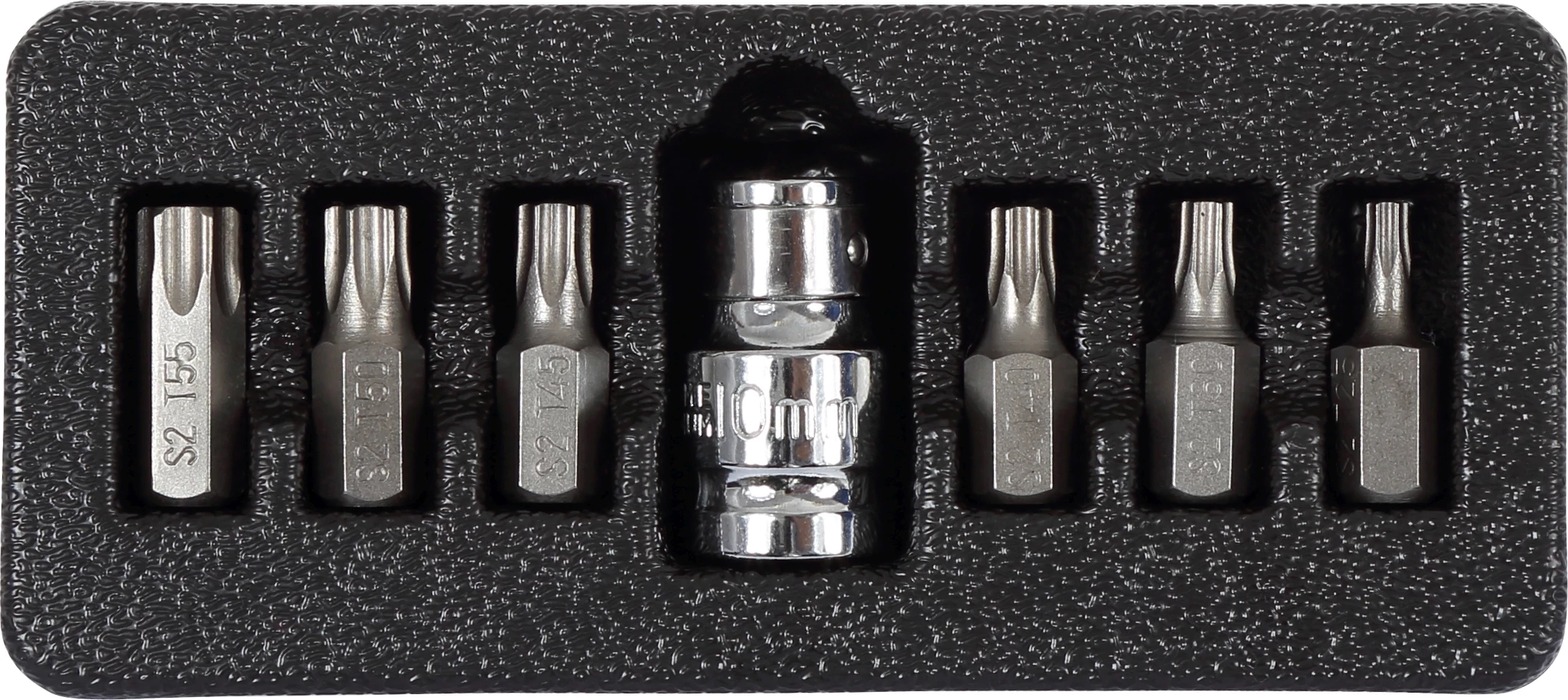 Set bitash Torx Security Proline 10752 T20-M55, çelik S2, 7 copë