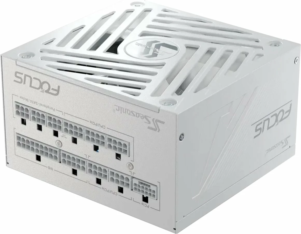 Furnizues rryme SeaSonic Focus GX FOCUS-GX-1000-V4 1000W ATX 3.1 80 Plus Gold fully modular, i bardhë