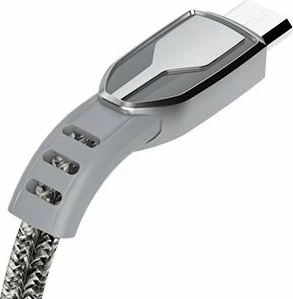 Kabllo USB Dudao L3PROM, 1m, micro USB, 5A, Gri