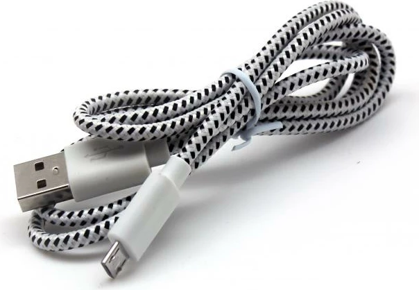 Kabllo SBOX USB- microUSB, 1m,e bardhë