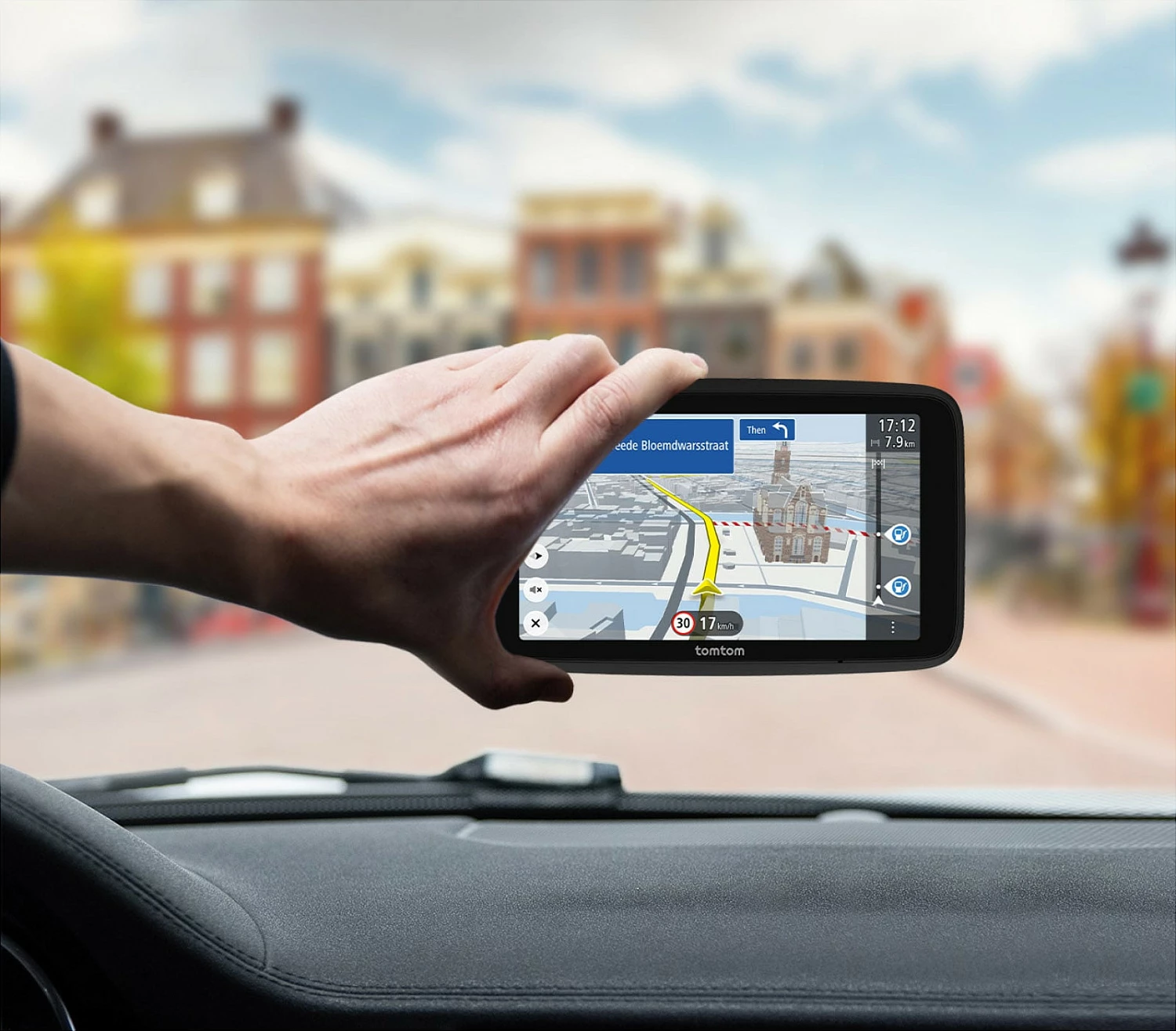 Navigacion GPS TomTom GO Superior 6", 32GB, Wi‑Fi/Bluetooth, Harta Evropë, i zi