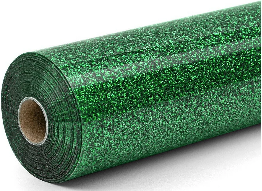 Folje vinili për plotter LOKLiK Glitzer, 30.5 x 90 cm, jeshile me shkëlqim