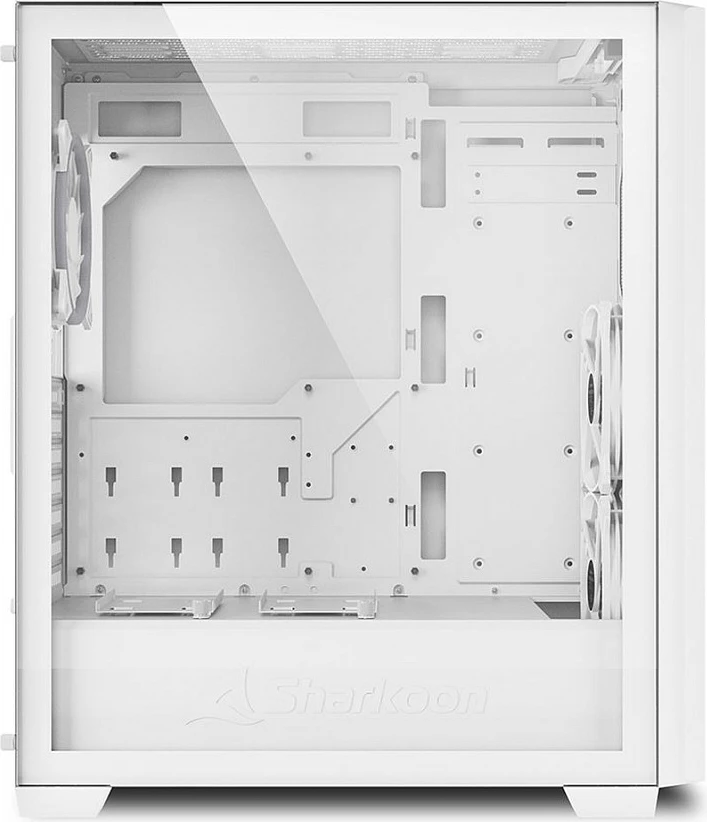 Kasë Sharkoon VS9 RGB midi, e bardhë