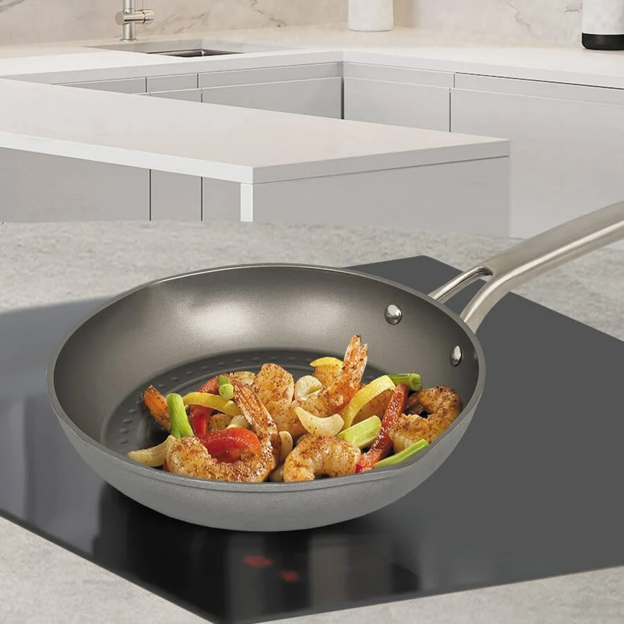 Tigan Maestro MR-1202, 24 cm, Alumini, Zi, Gri