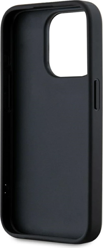 Mbështjellës Karl Lagerfeld Saffiano Athleisure Stripes Cord për iPhone 15 Pro, Kuq