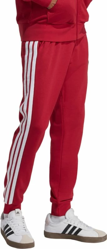 Pantallona për meshkuj adidas Essential 3-Stripes French Terry KR2702, të kuqe
