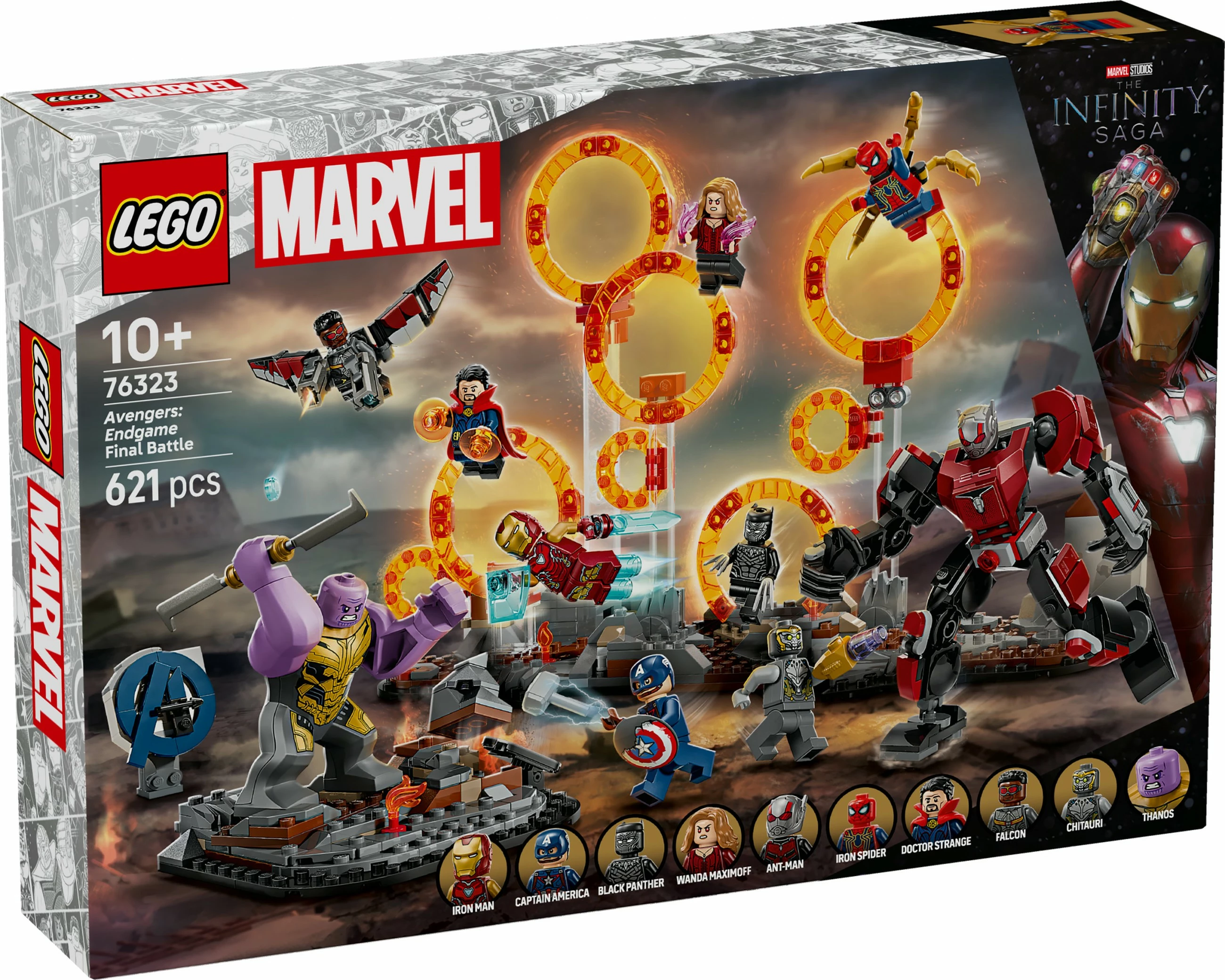 Set ndërtimi LEGO Marvel Avengers: Endgame Final Battle 76323, 621 pjesë, multikolor