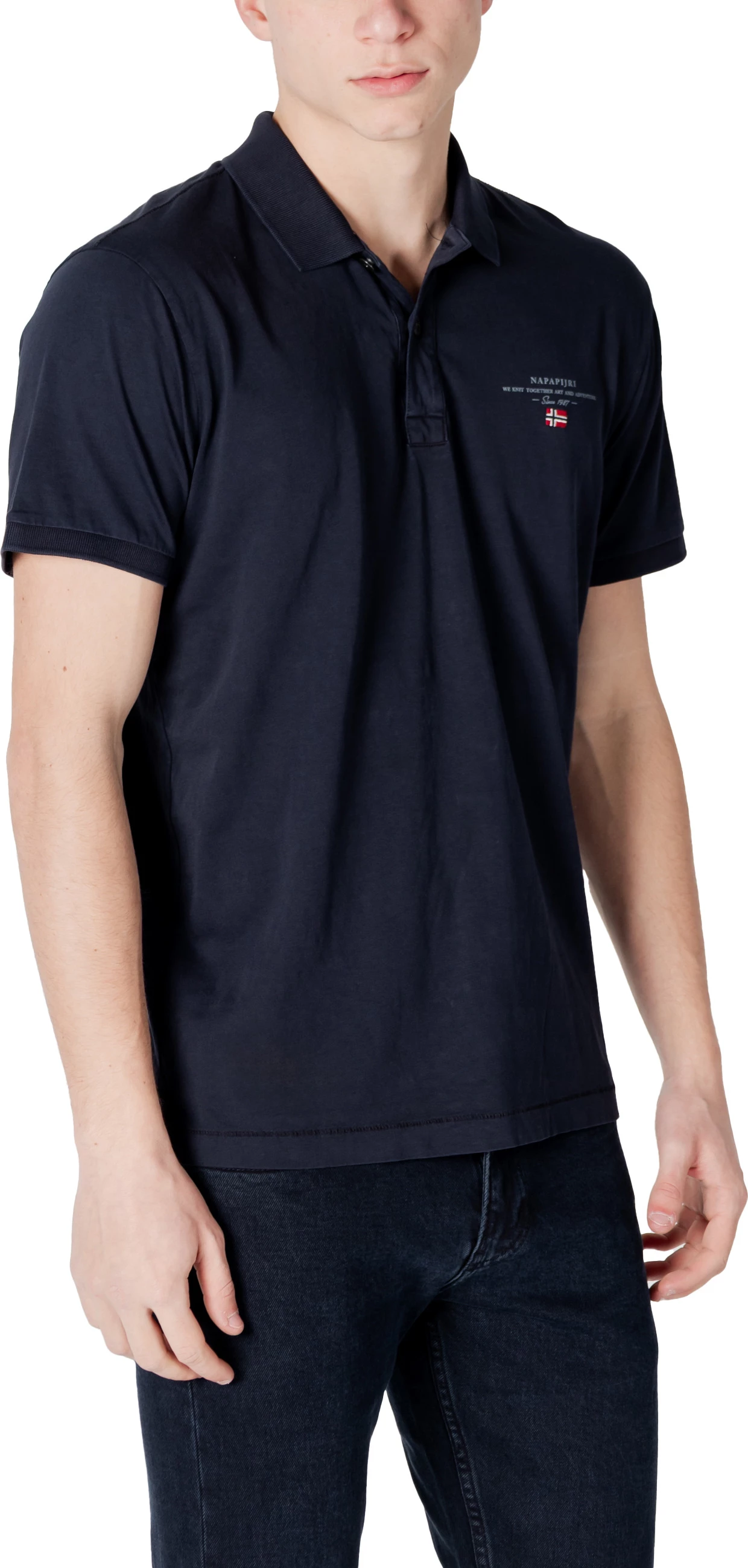 Maicë polo për meshkuj Napapijri Elbas Jersey NP0A4GB4, blu navy [Madhësia: S]