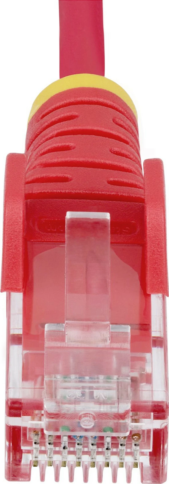 Kablë rrjeti StarTech Cat6 10m, RJ45, slim LSZH, e kuqe