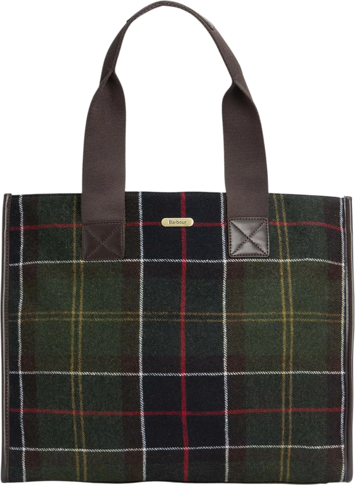 Çantë tote për femra Barbour Turnberry Tartan LBA0424, kafe