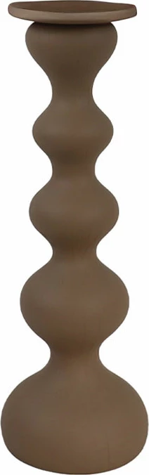 Mbajtës qirinjsh dekorativ MINCE, ngjyrë kafe, 12x12x36.5cm