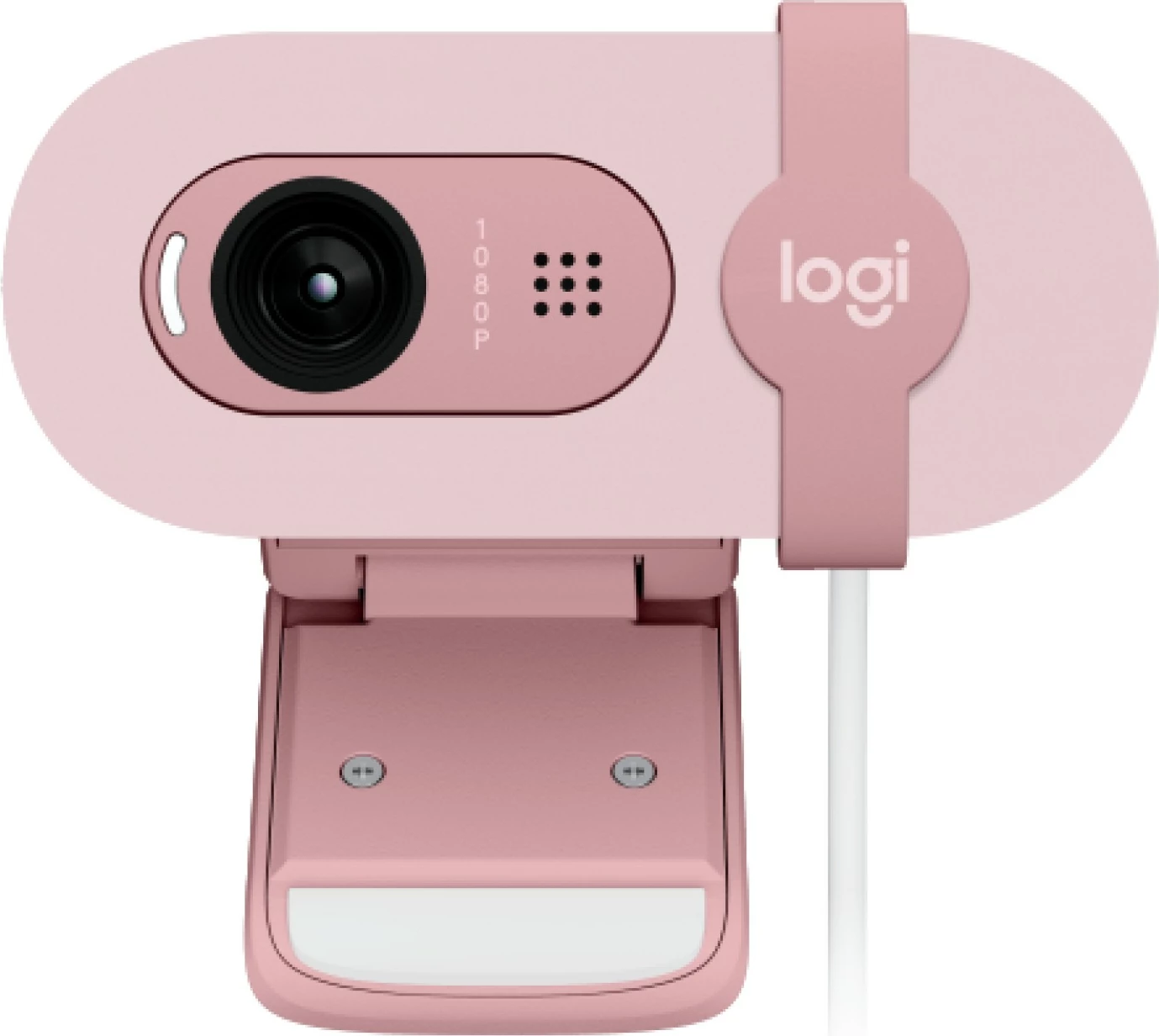 Webcam Logitech BRIO 100, 2MP, 1080p, USB, rozë