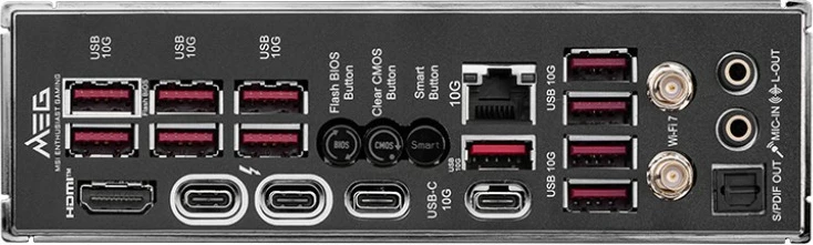 Pllakë amë MSI MEG Z890 ACE, Intel, LGA 1851, 256 GB, DDR5-SDRAM, e zezë