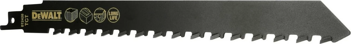 Teh sharrë reciproke DeWALT DT2408, 240mm, karbid, blu