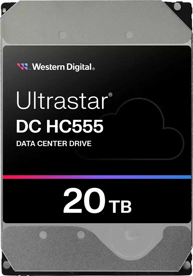 Hard disk Western Digital Ultrastar DC HC555, 20 TB, 7200 RPM, 512 MB, 3.5", Serial ATA III