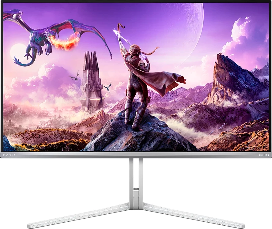 Monitor gaming Philips Evnia 8000 32M2N8900 32\" 4K UHD QD-OLED 240Hz 0.03ms, i bardhë