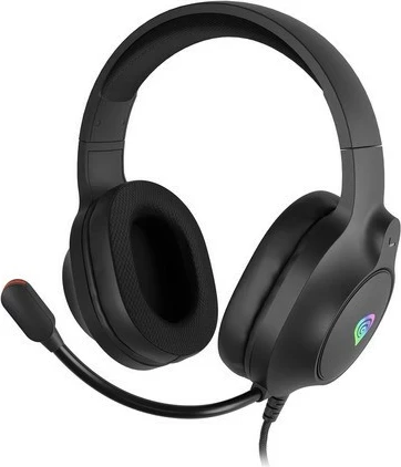 Kufje gaming Genesis Neon 213 RGB, me mikrofon, me kabllo, të zeza