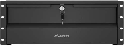 Sirtar për rack 19" LANBERG 4U 360mm, i zi