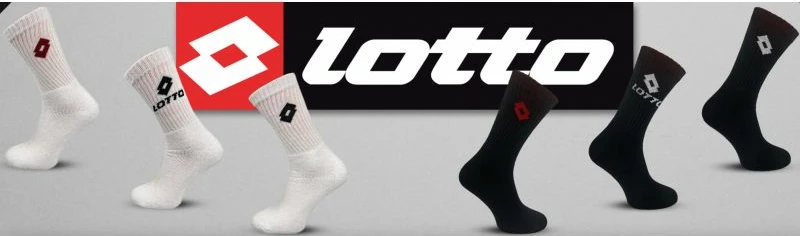 Çorape terry Lotto, të bardha [Madhësia: 38 - 42]