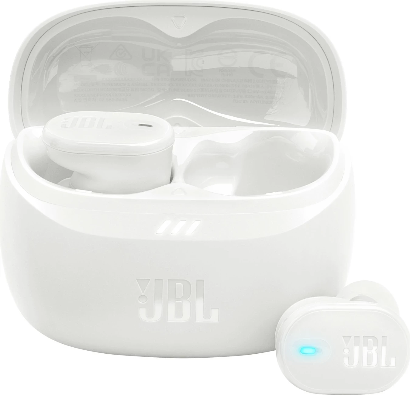 Kufje JBL Tune Buds 2, wireless in-ear, ANC, deri 48h, të bardha