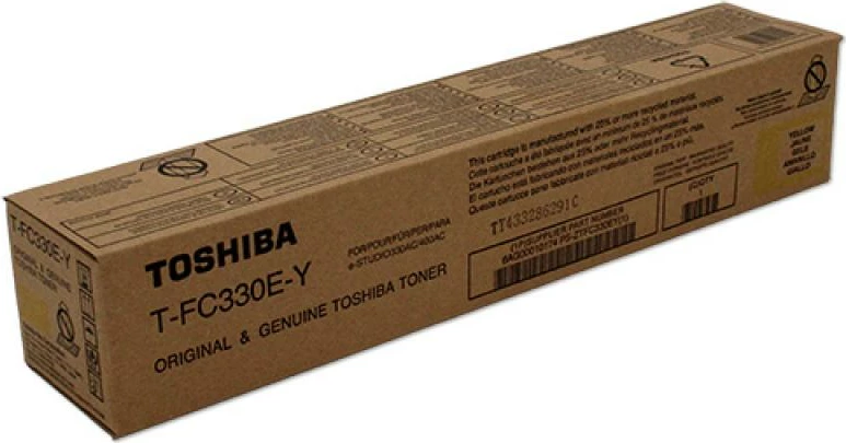 Toner, Toshiba T-FC330E-Y (T-FC330EY) 9750–23700 faqe, e verdhë