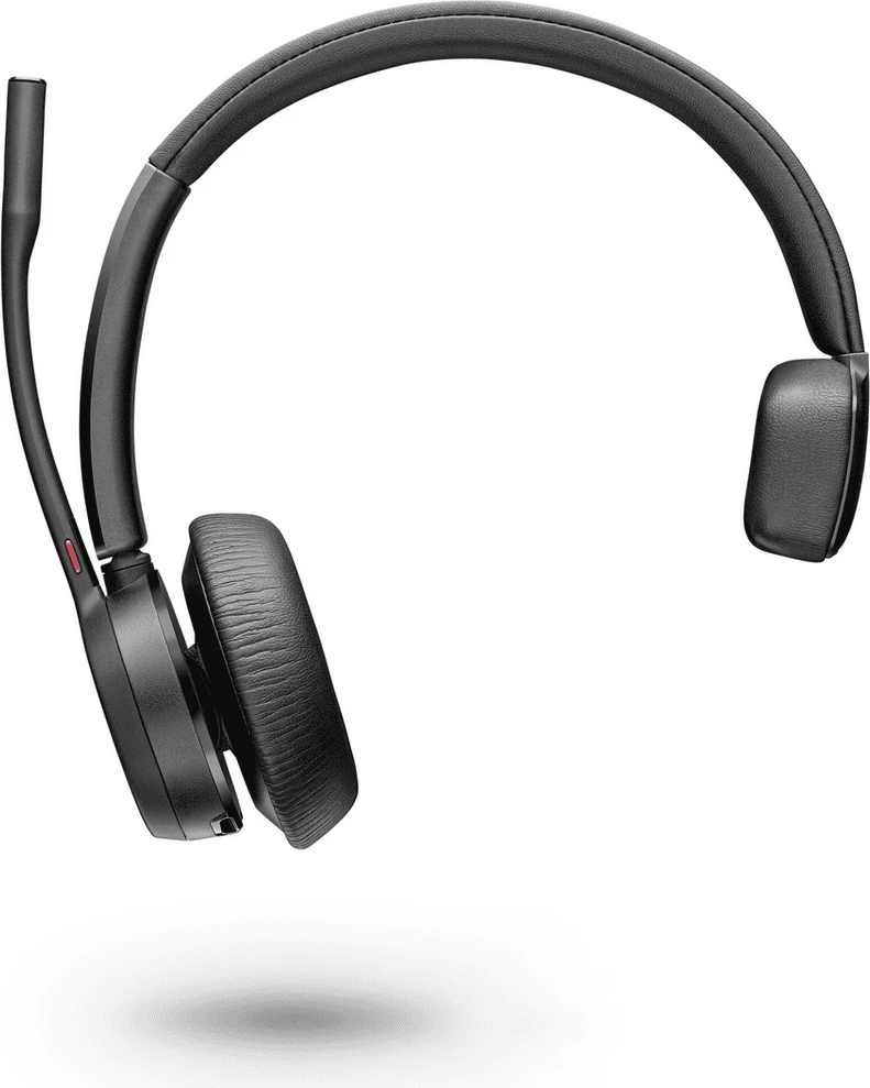 Kufje me mikrofon, Poly Plantronics Voyager 4310 MS 77Y93AA, pa tela, njëanëshe, e zezë