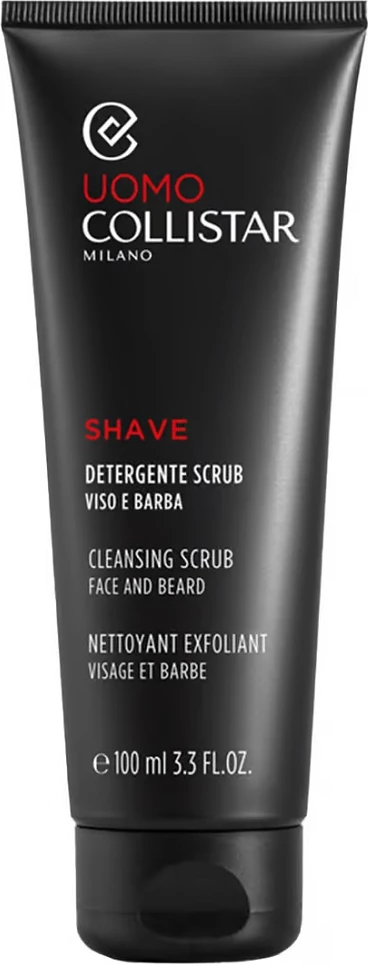Peeling për fytyrë dhe mjekër për meshkuj Collistar Man Cleansing Face and Beard Peeling 100ml