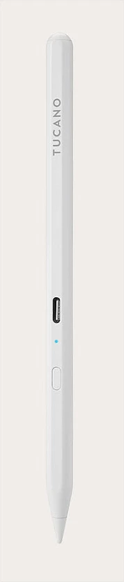Stylus TUCANO Pencil 3 për iPad, Bluetooth, 50 orë bateri, USB-C, i bardhë