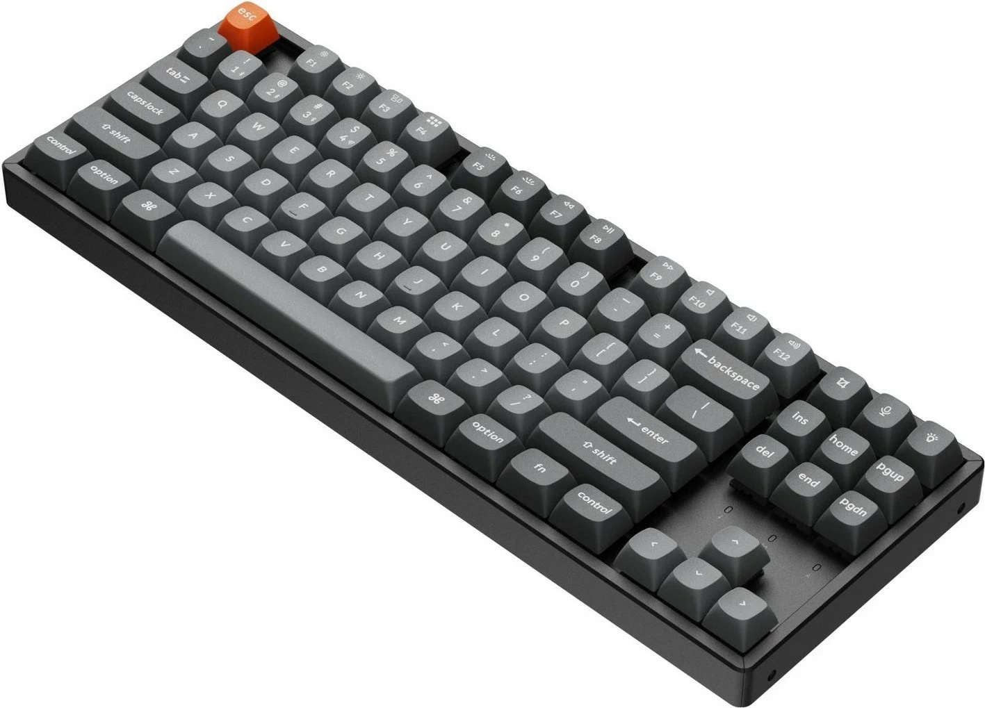 Tastierë mekanike Keychron K8M-H1, 80% TKL, Super Red Switch, RGB, Hot-Swap, ngjyrë e zezë