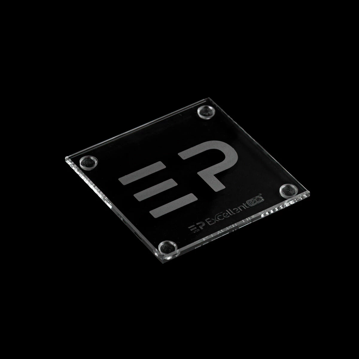 Podkallë xhami për manikyr Excellent PRO Glass Display për femra, 1 copë