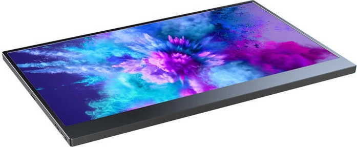 Monitor portativ Uperfect USetup E7, 15.6", 1920x1080, 60Hz, me prekje, me altoparlantë, i zi