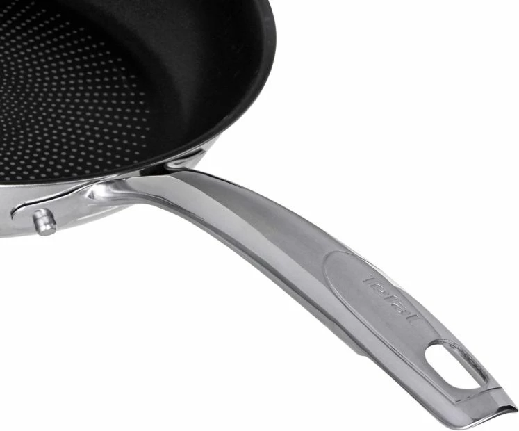 Tiganë Tefal Duetto+ G732S255, inox/zeza, set 2 copë (24/28 cm)