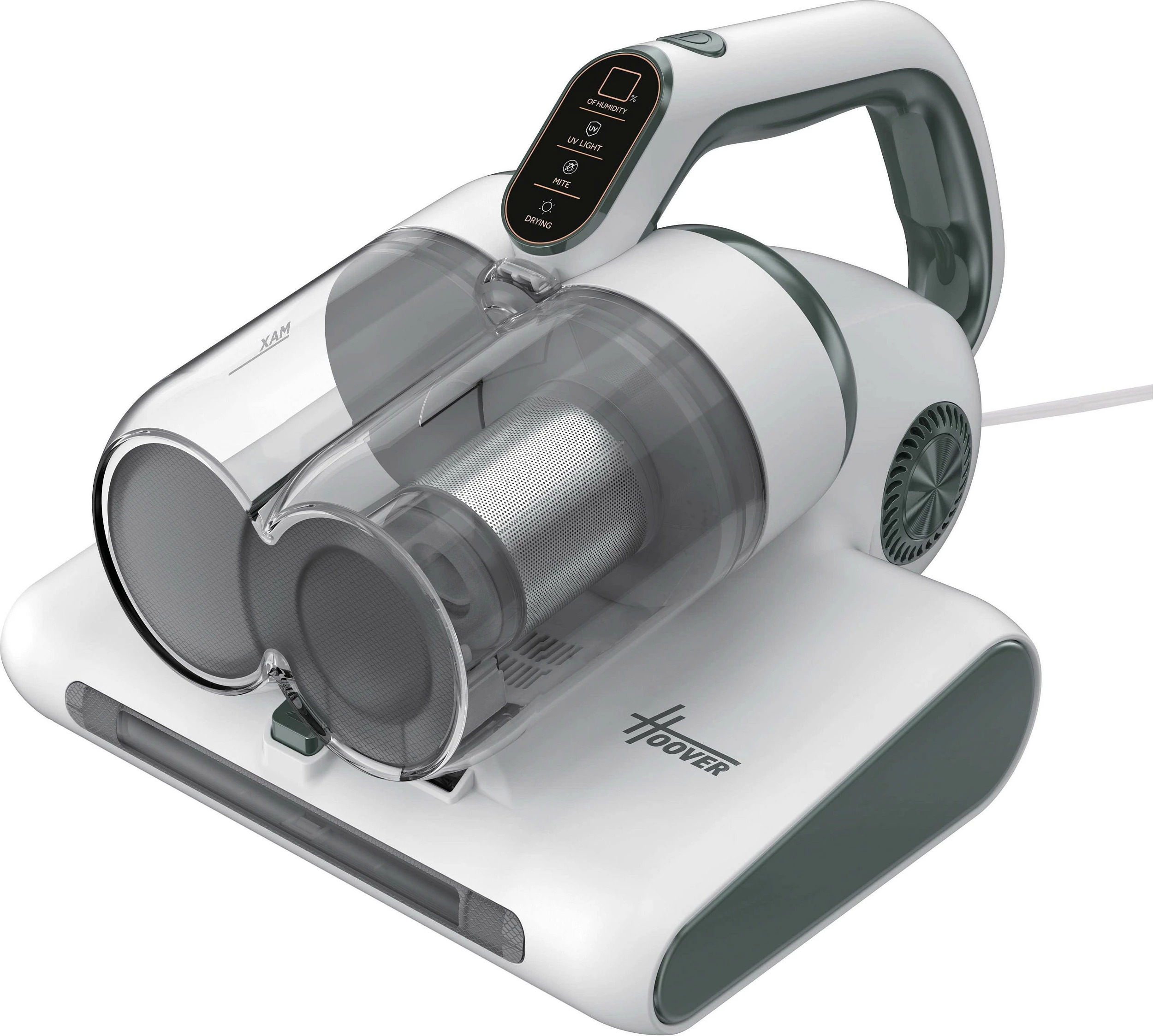 Fshesë për tapiceri Hoover HMC510UV 011, pa qese, 0.6 L, kabllo 5 m, Sage/White