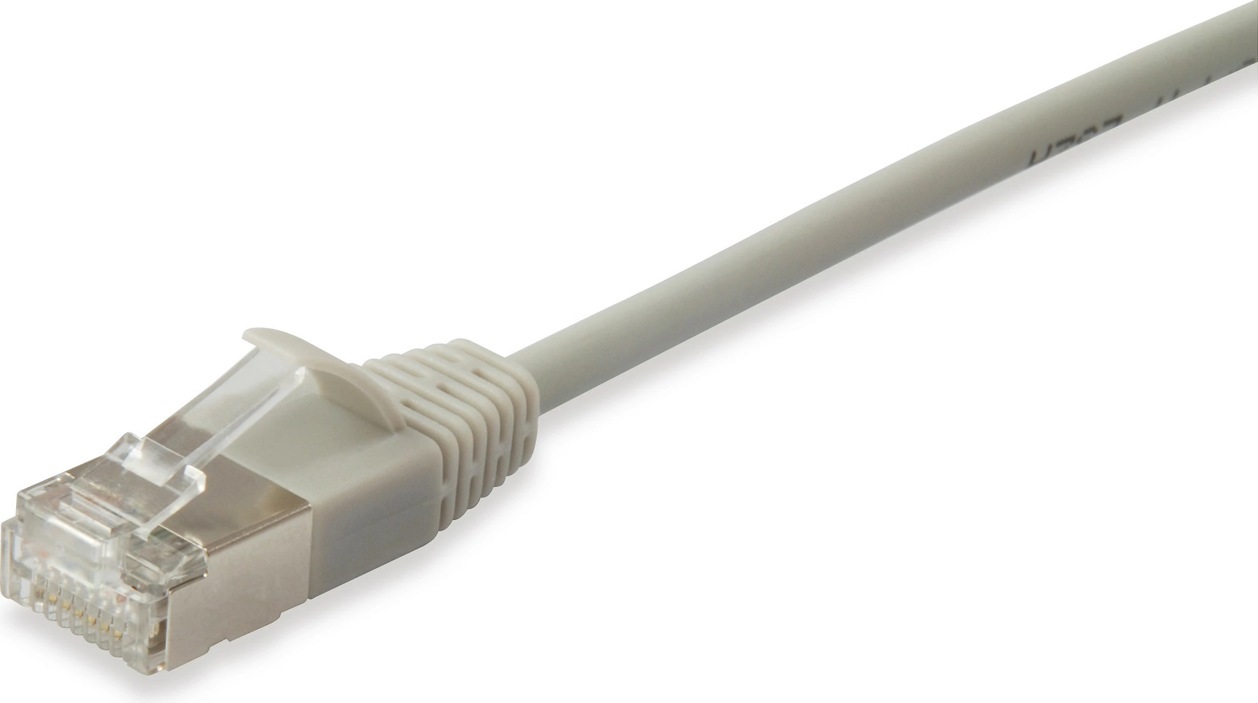 Kabllo rrjeti Ethernet EQUIP Cat6A Slim F/FTP, RJ-45 në RJ-45, 1.5m, 10Gbps, bezhë