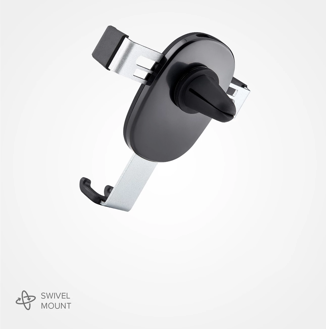 Mbështjellës për celular SBS TESUPPCLIPGRAVK, për grilë ajri, gravitacional, i zi