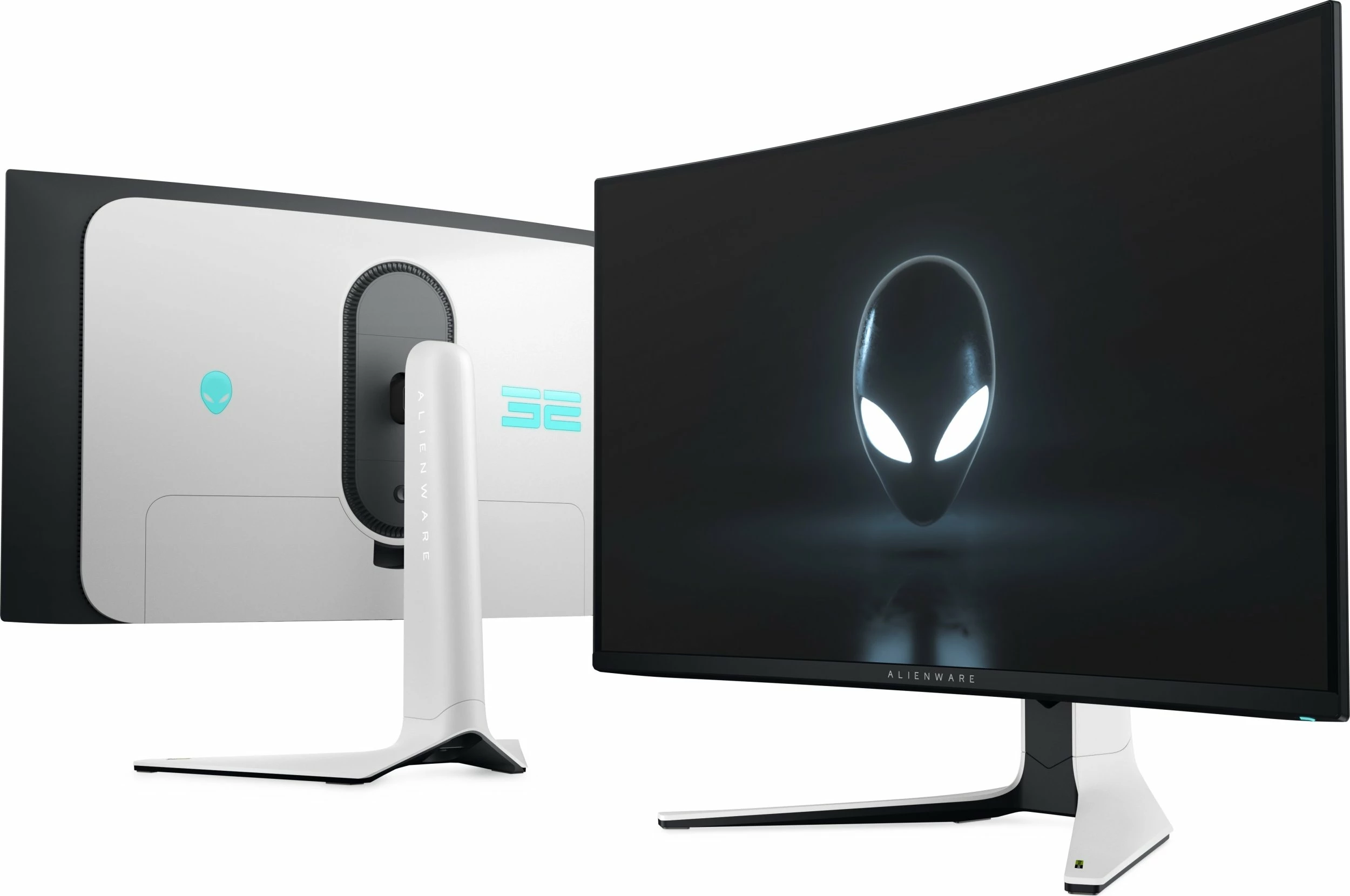 Monitor Dell Alienware AW3225QF QD-OLED 4K UHD 240Hz i lakuar, bardhë/zi