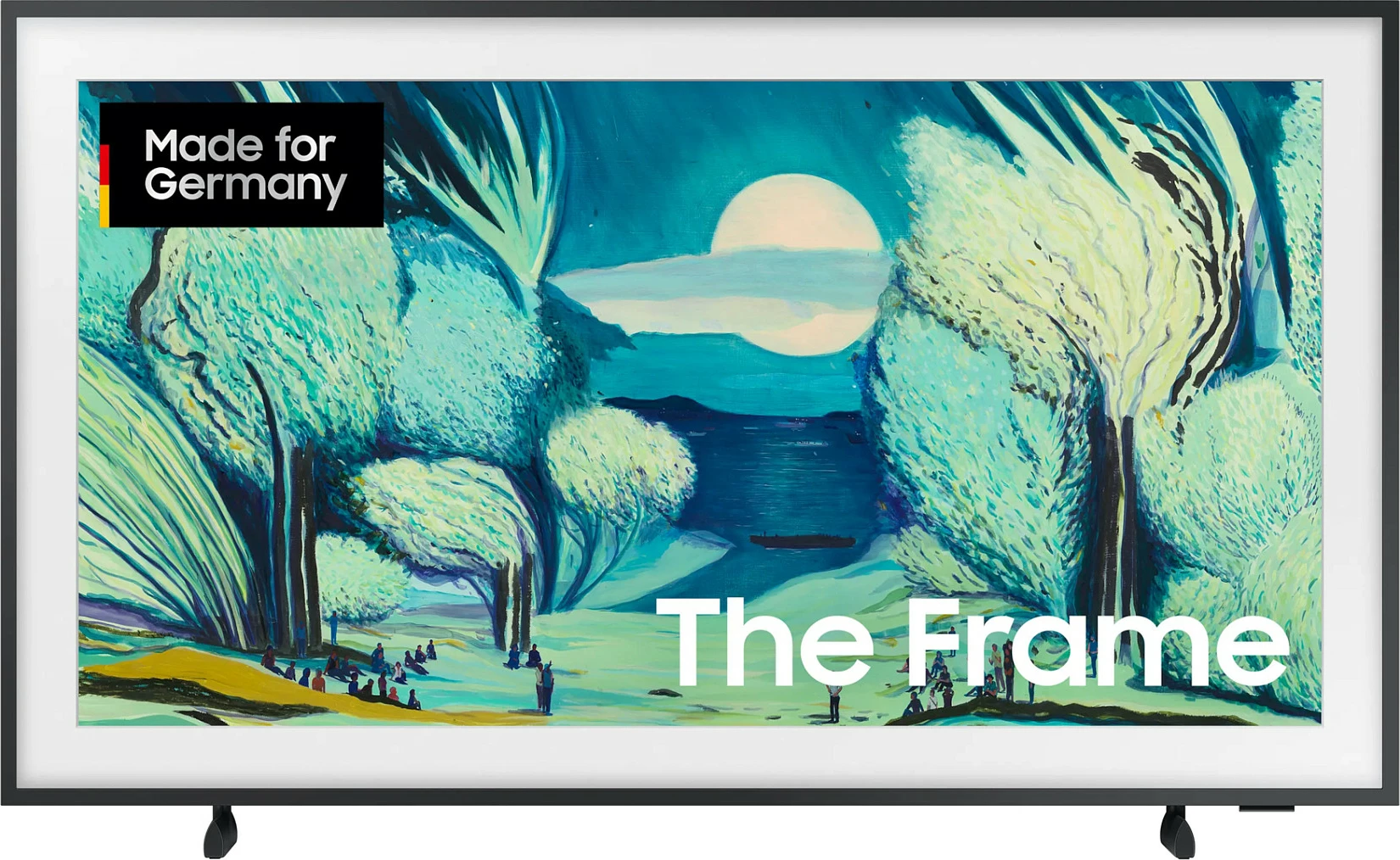 TV Samsung The Frame GQ50LS03FAUXZG, 50" 4K QLED, HDR10+, Wi‑Fi/Bluetooth, e zezë
