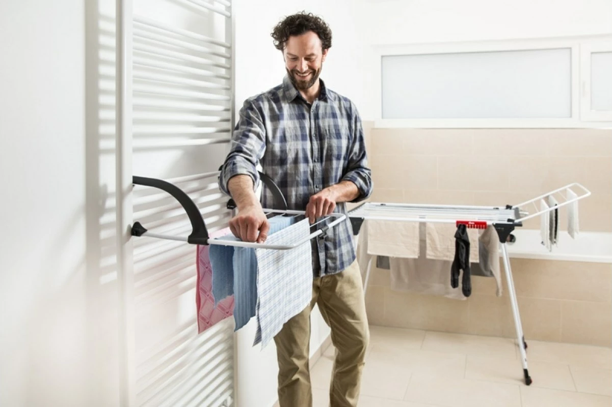 Tharëse për rroba Vileda Premium 157332, e bardhë