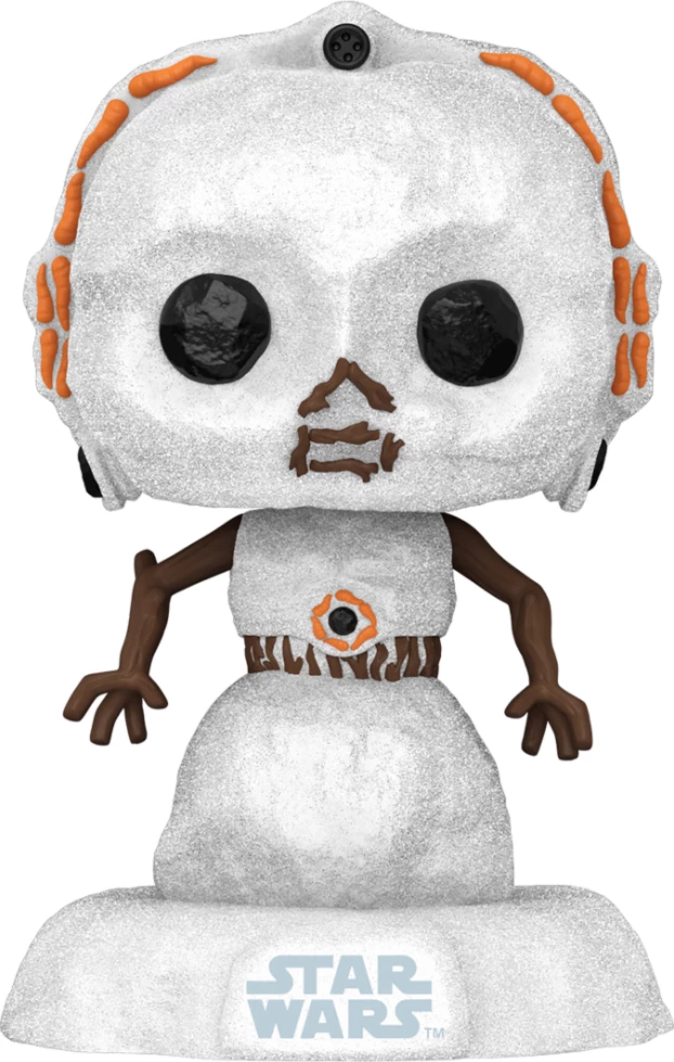 Figurinë koleksionuese Funko Pop! Star Wars Holiday C-3PO (SNWMN) #559, bobble-head, e bardhë