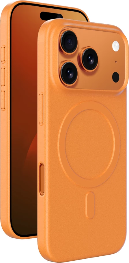 Mbështjellës AmazingThing Minimal Air Case për iPhone 17 Pro Max, kompatibil me MagSafe, 0.6 mm, TPU, përfundim mat, portokalli