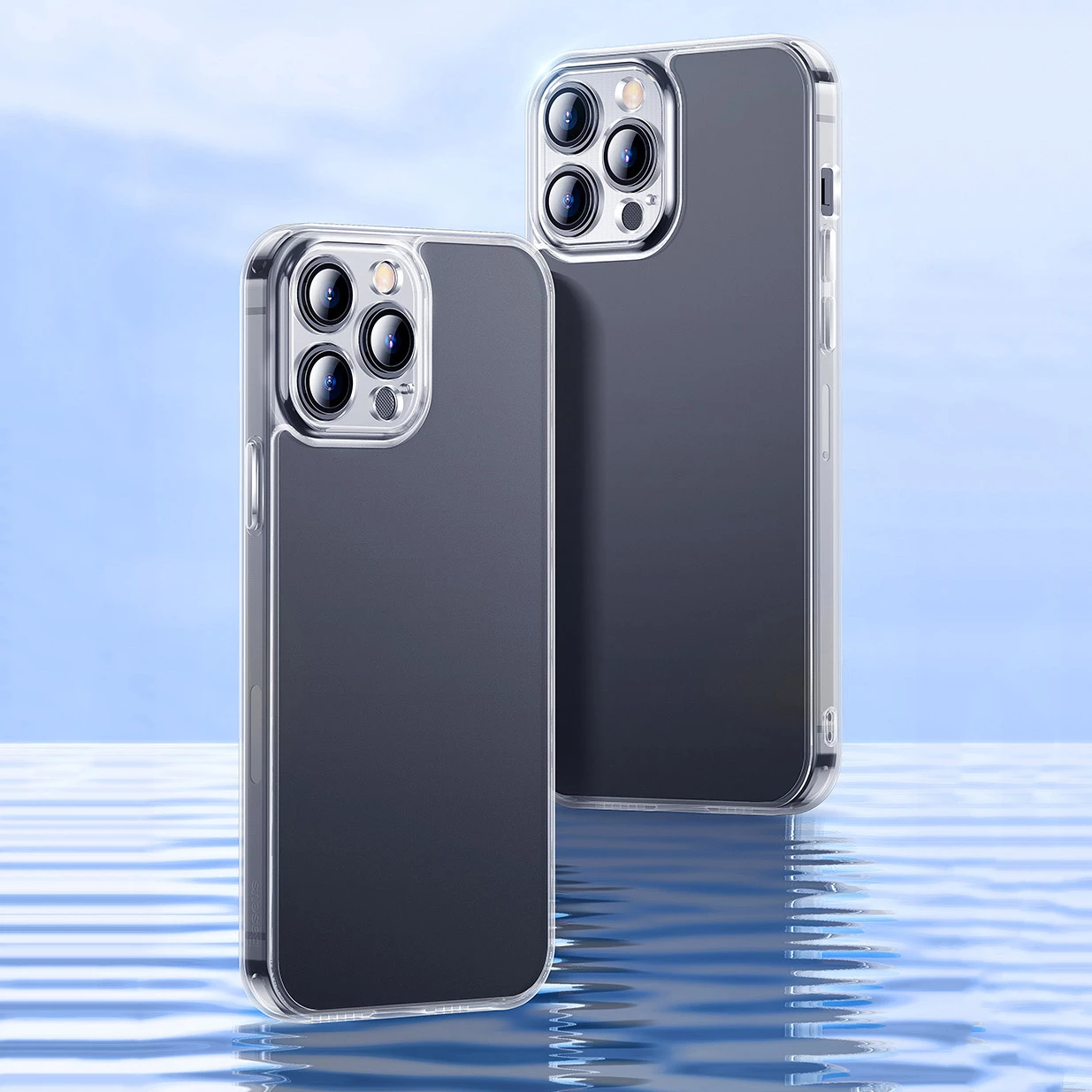 Mbështjellës Baseus Frosted Glass Case për iPhone 13 Pro Max, Transparent