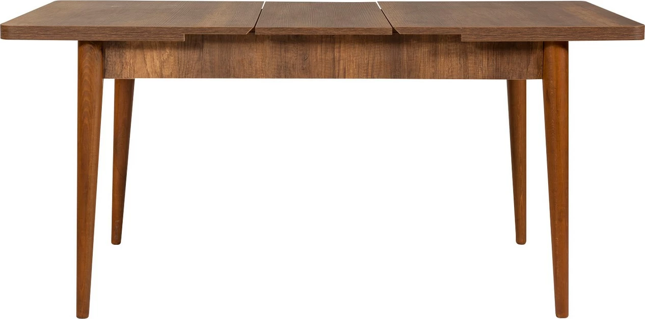 Set tavolinë me karrige dhe konsol, zgjatues, 5 pjesë, Skye Decor, Vina 02 0701, ngjyrë arre, gri