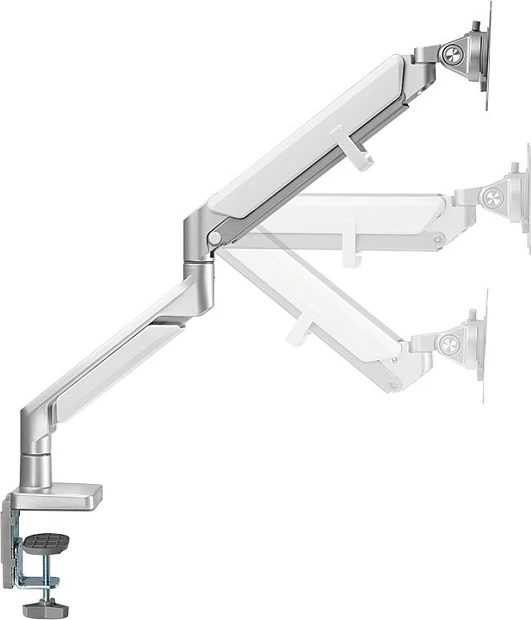 Mbajtës monitori LogiLink TIS, 17"-32", krah me sustë me gaz, max 9 kg, argjendtë
