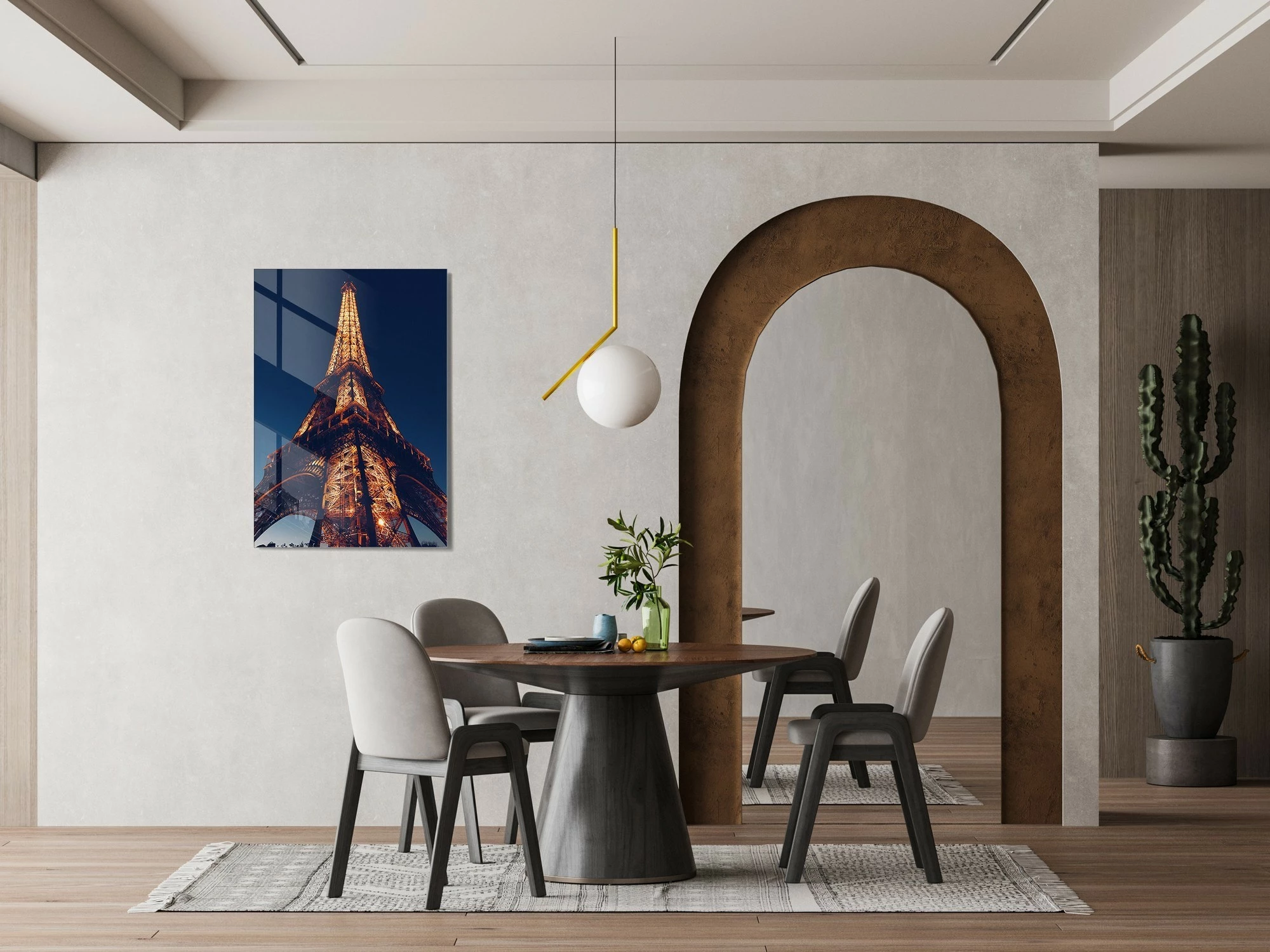 Pikturë dekorative prej xhami të temperuar, Wallity UV-016, 70x100cm