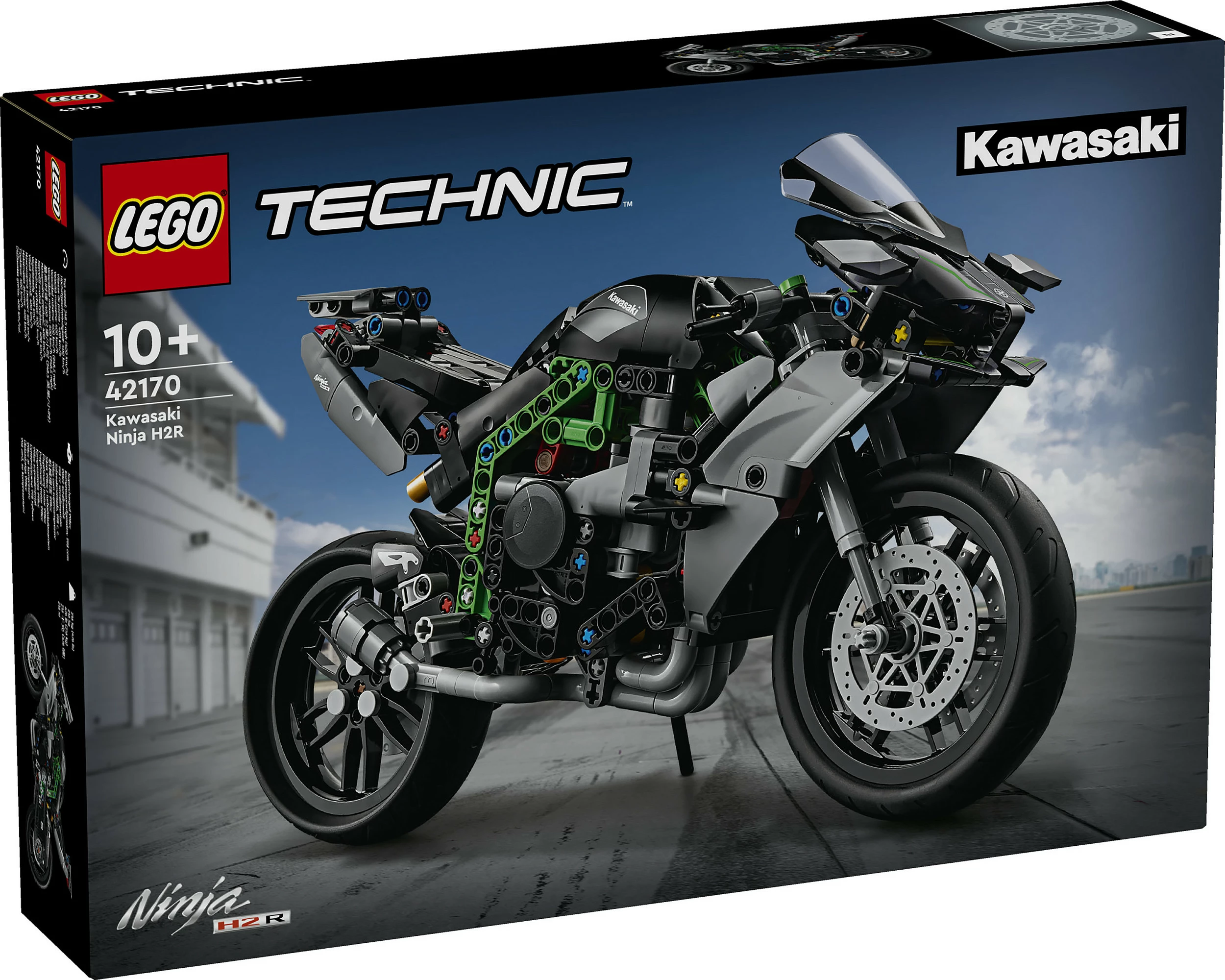 Set ndërtimi LEGO Technic Kawasaki Ninja H2R, 643 pjesë, shumëngjyrësh