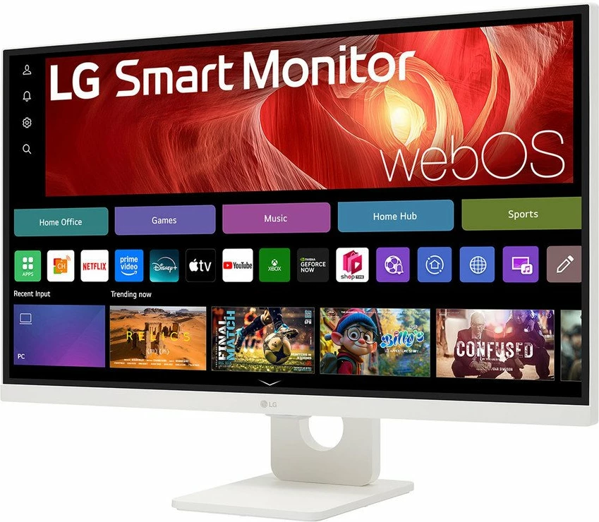 Monitor smart LG 27U731SA 27" 4K UHD IPS webOS, i bardhë